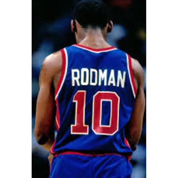 Dennis Rodman (Adidas)-(Pistons)-(Jersey)-(Blue/Red)-(Size:XL)-(New Cond.)-$85 - Picture 10 of 12